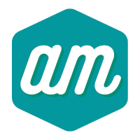 am logo